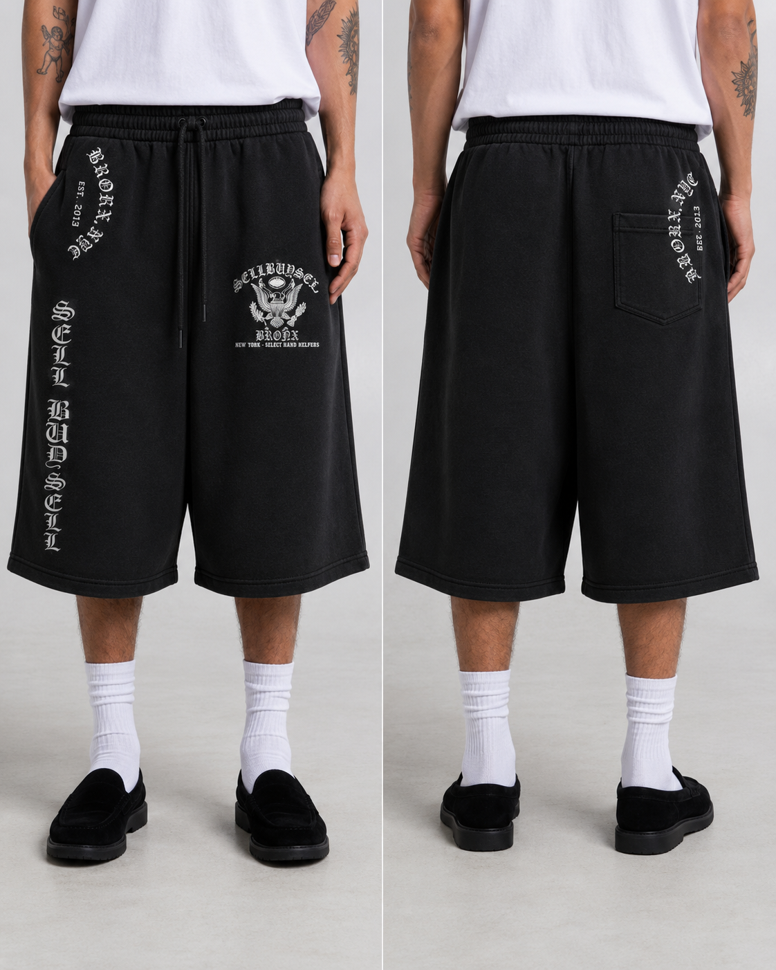 2 SBS 3/4 Shorts " Vida Libre "