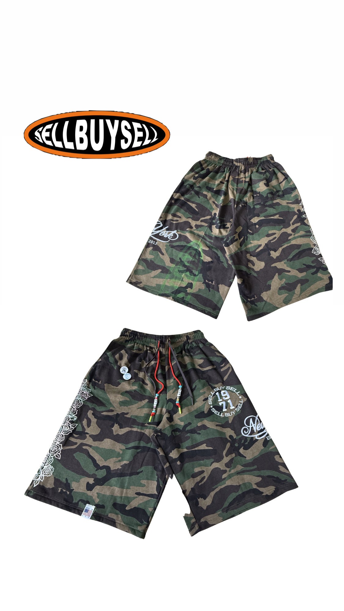 7 . CAMO "MOM" SHORTS/JORTS 1971