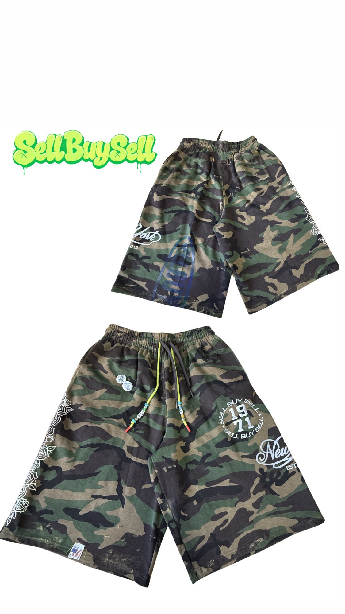 7 . CAMO "MOM" SHORTS/JORTS 1971