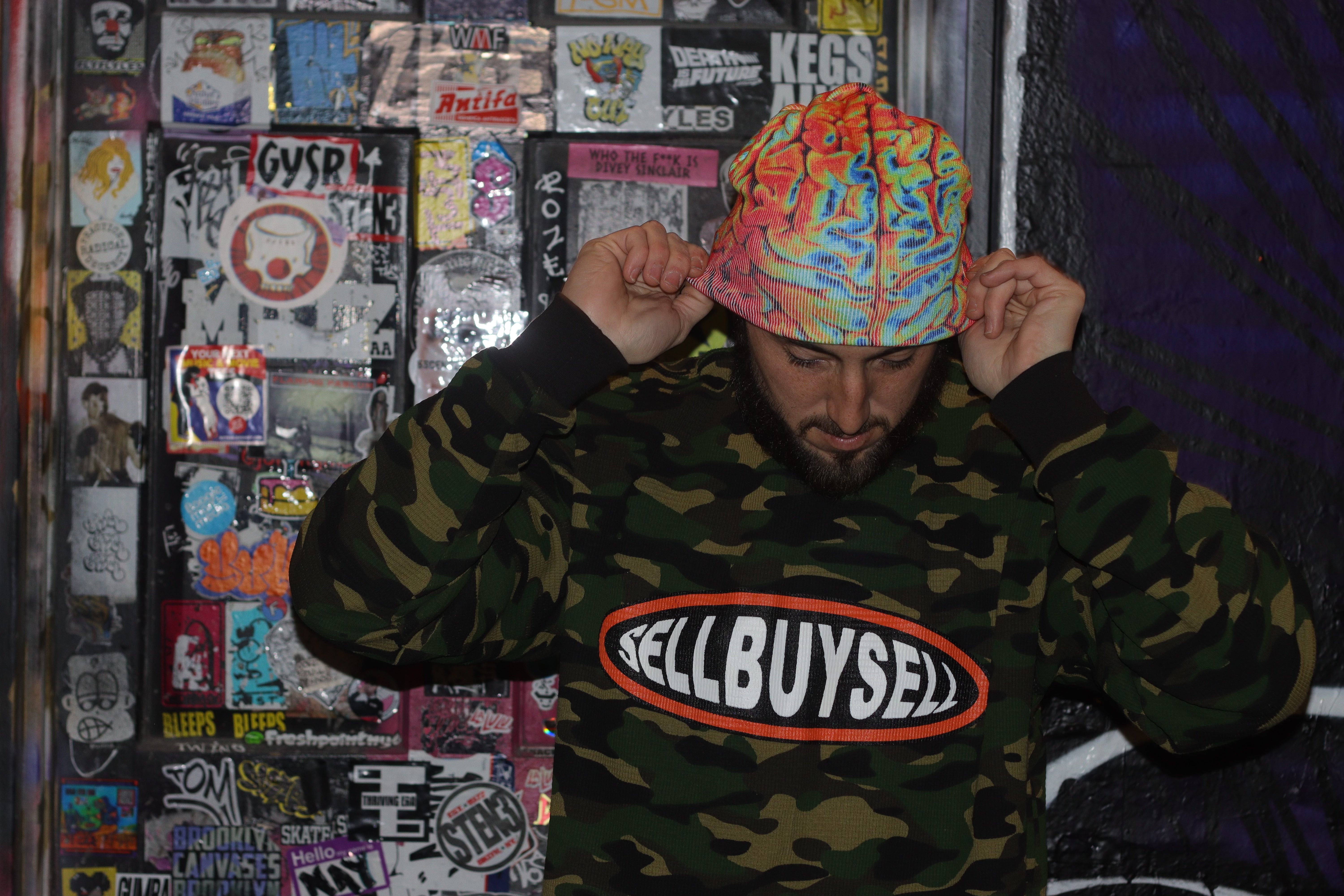 3 ."SELLBUYSELL" LOGO CAMOUFLAGE THERMAL 2.0