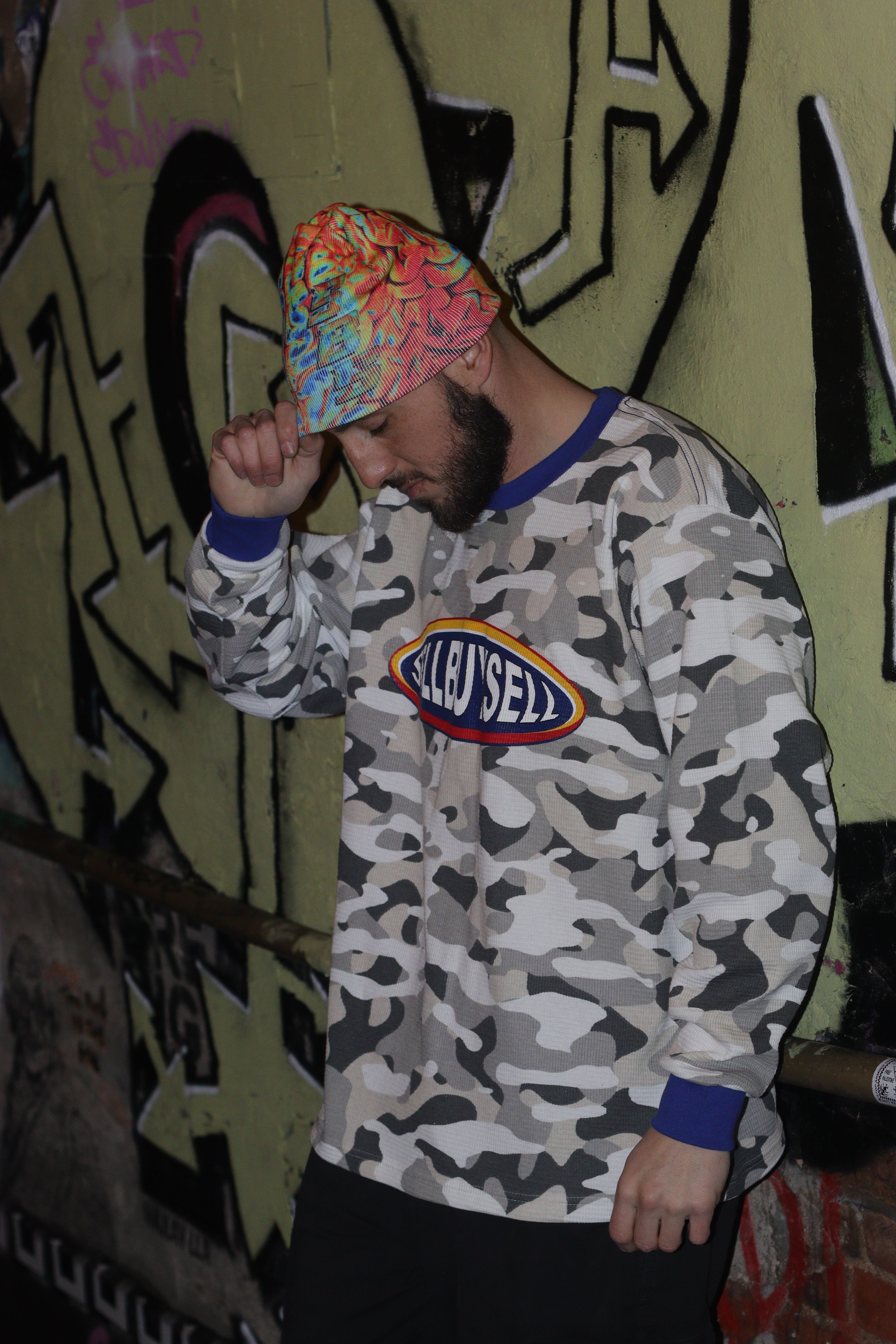 3 ."SELLBUYSELL" LOGO CAMOUFLAGE THERMAL 2.0
