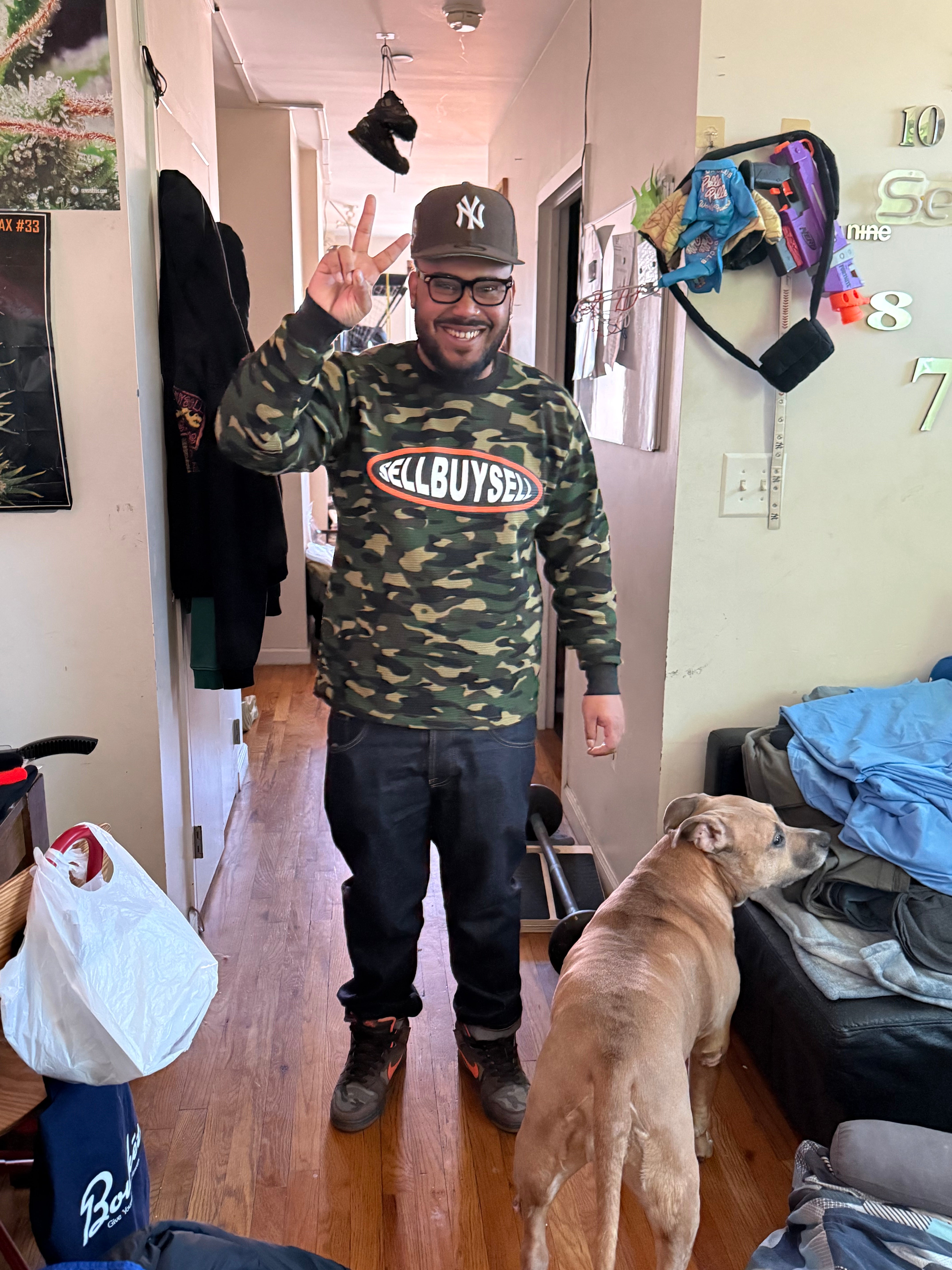 3 ."SELLBUYSELL" LOGO CAMOUFLAGE THERMAL 2.0