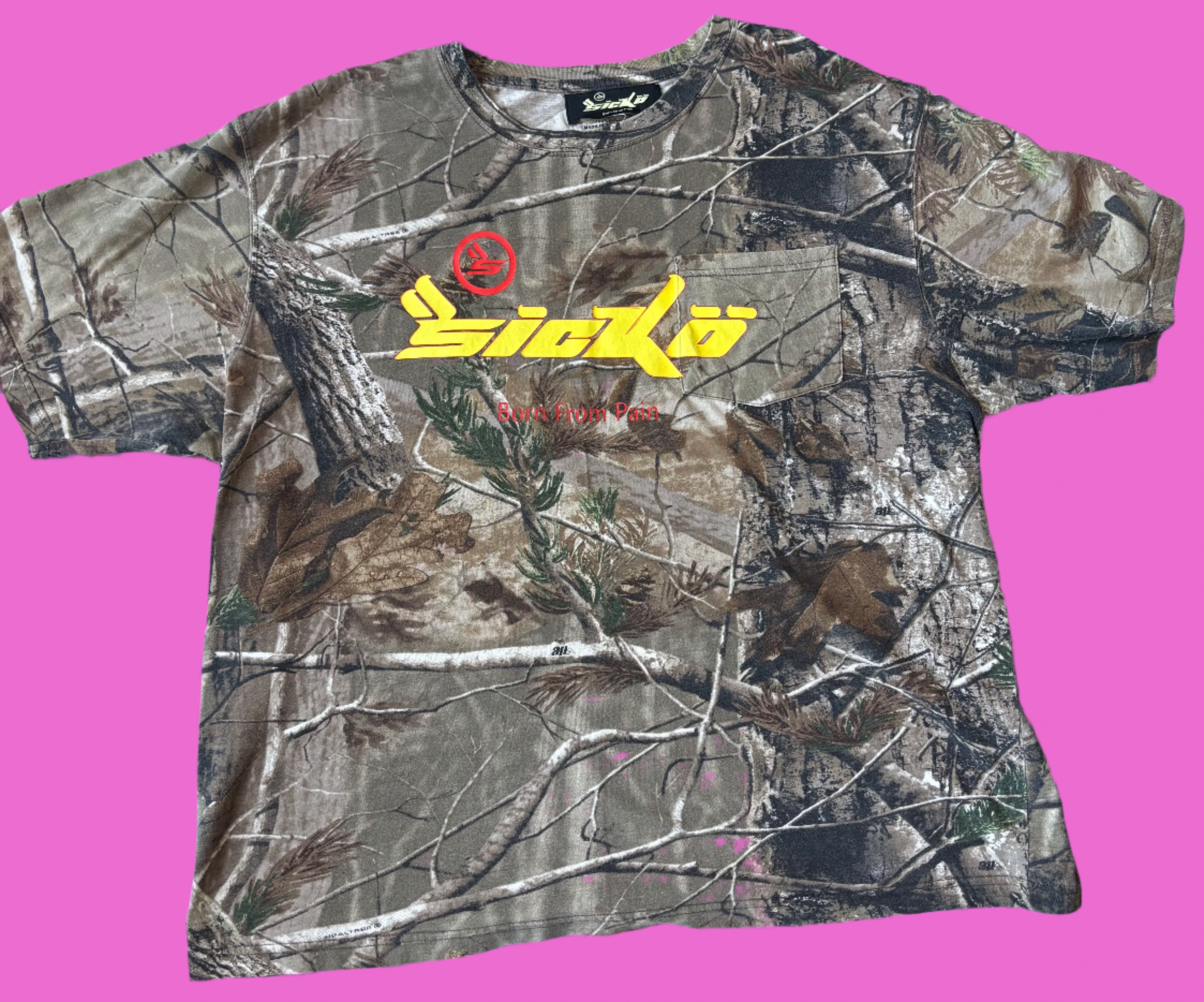 SICKO Camouflage T Shirt