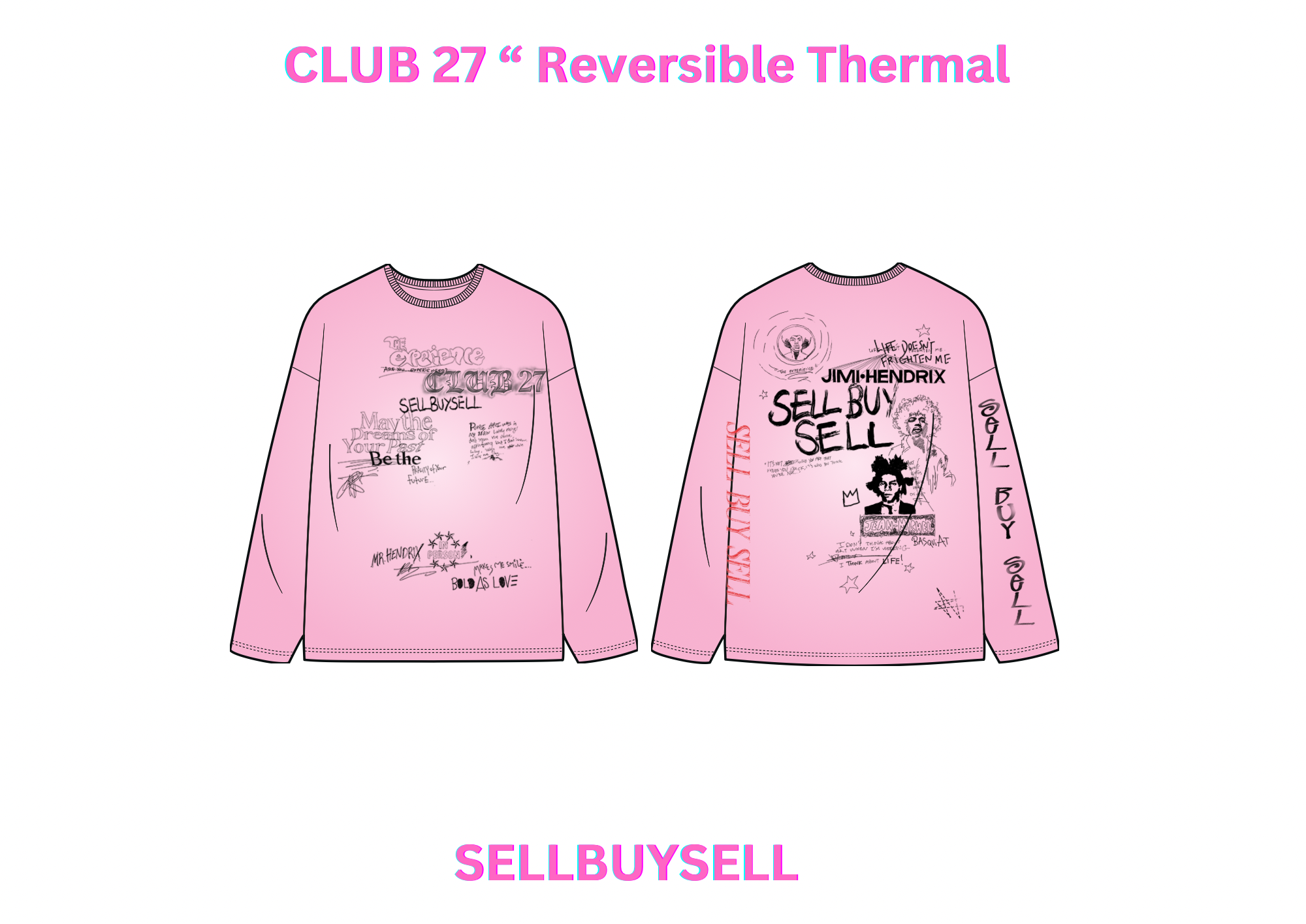 3. CLUB 27 " REVERSBILE" THERMAL VOILET PINK